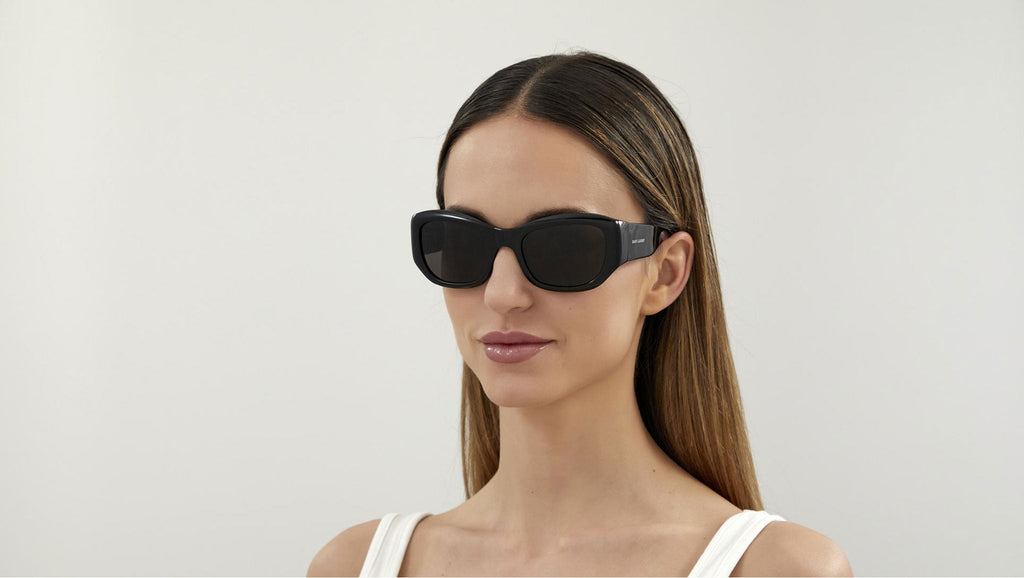 Occhiali da sole SAINT LAURENT SL498 Shiny black