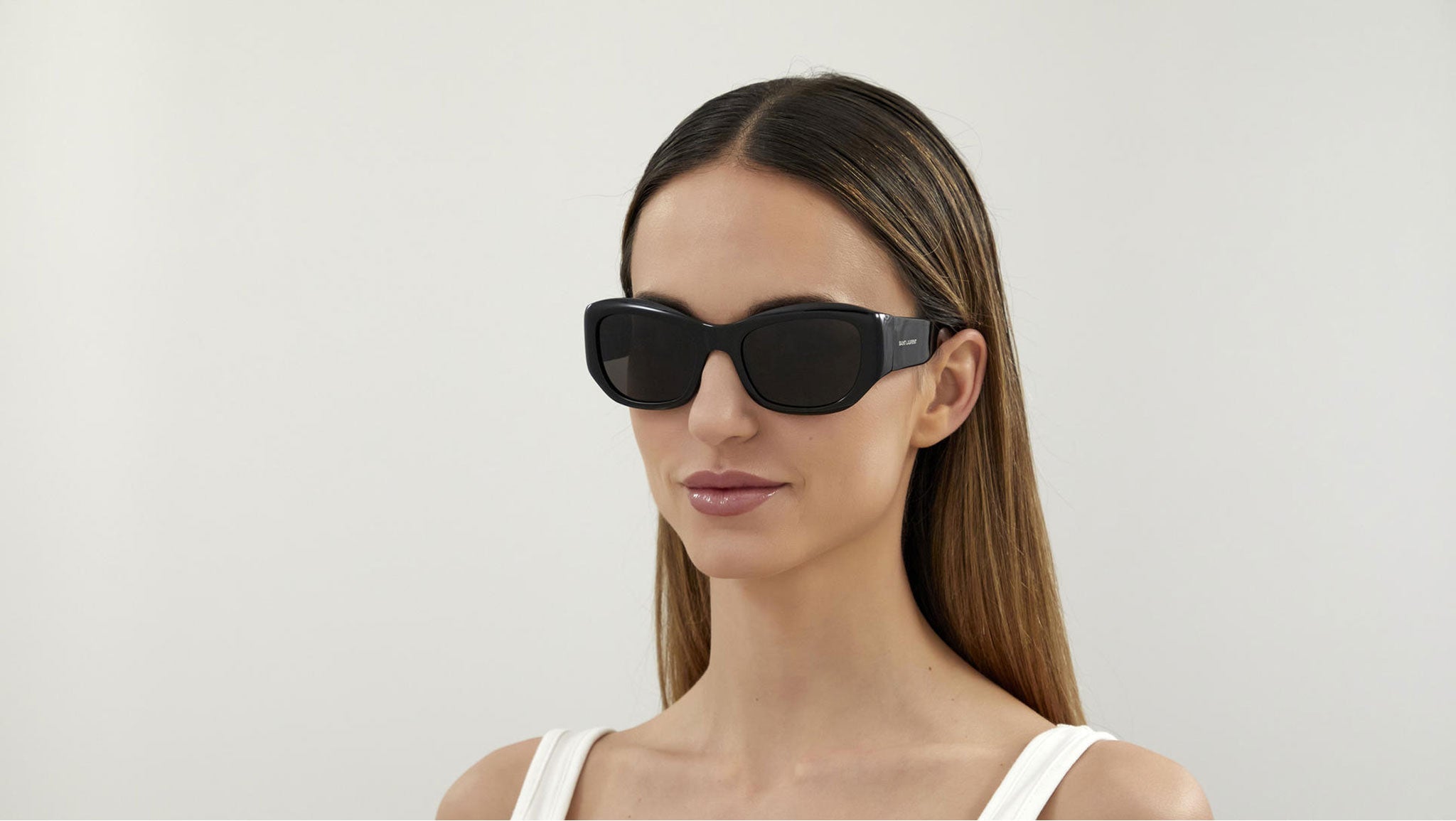 Occhiali da sole SAINT LAURENT SL498 Shiny black