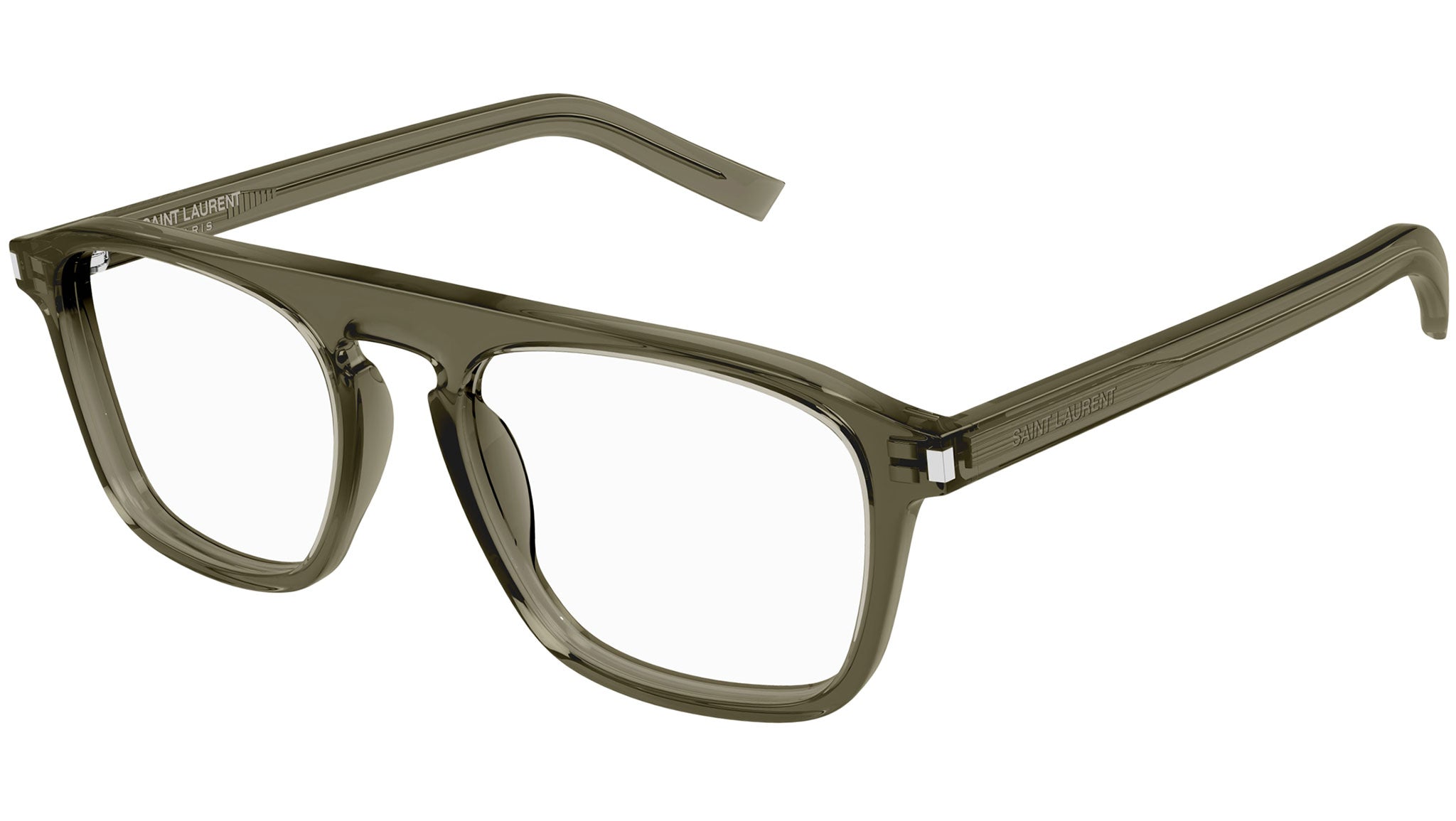 Occhiali da vista SAINT LAURENT SL157 Shiny transparent taupe