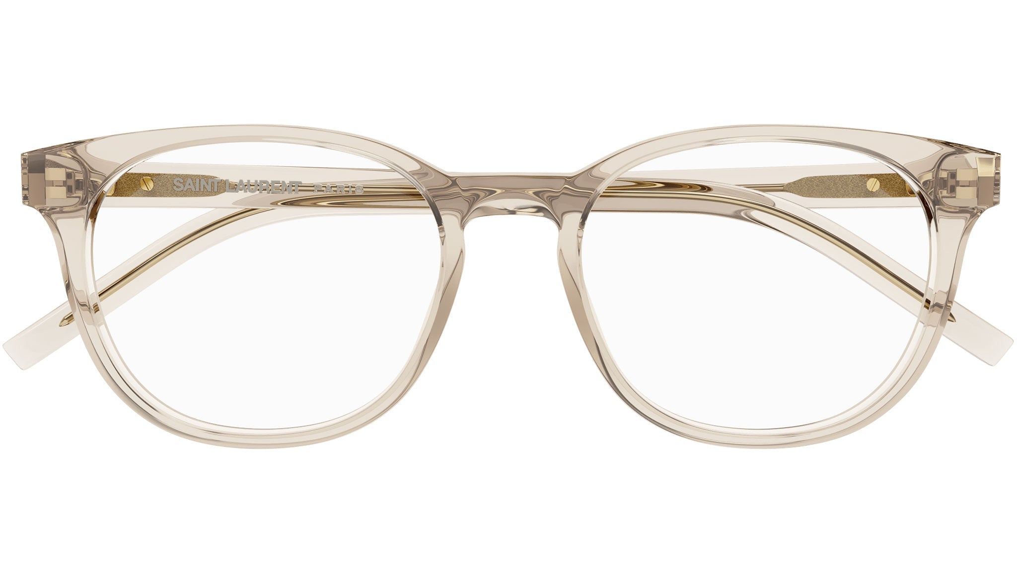 Occhiali da vista SAINT LAURENT SLM111 Shiny transparent nude