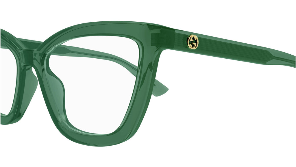 Occhiali da vista GUCCI GG1686O Shiny transparent bottle green