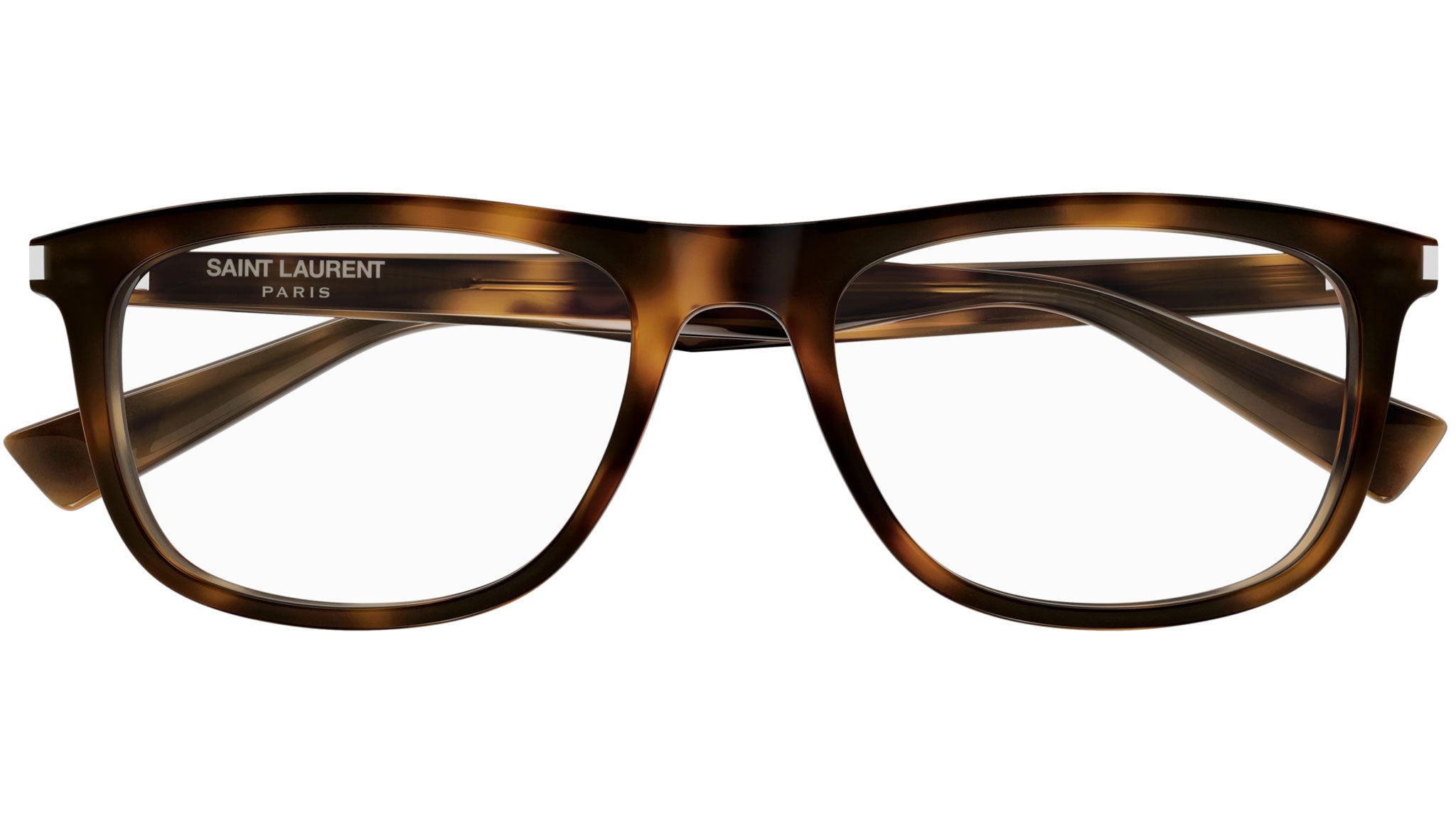 Occhiali da vista SAINT LAURENT Shiny medium havana
