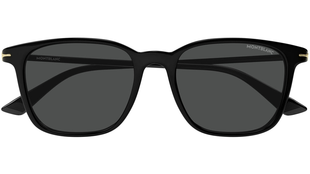 Occhiali da sole MONTBLANC MB0338S Shiny solid black
