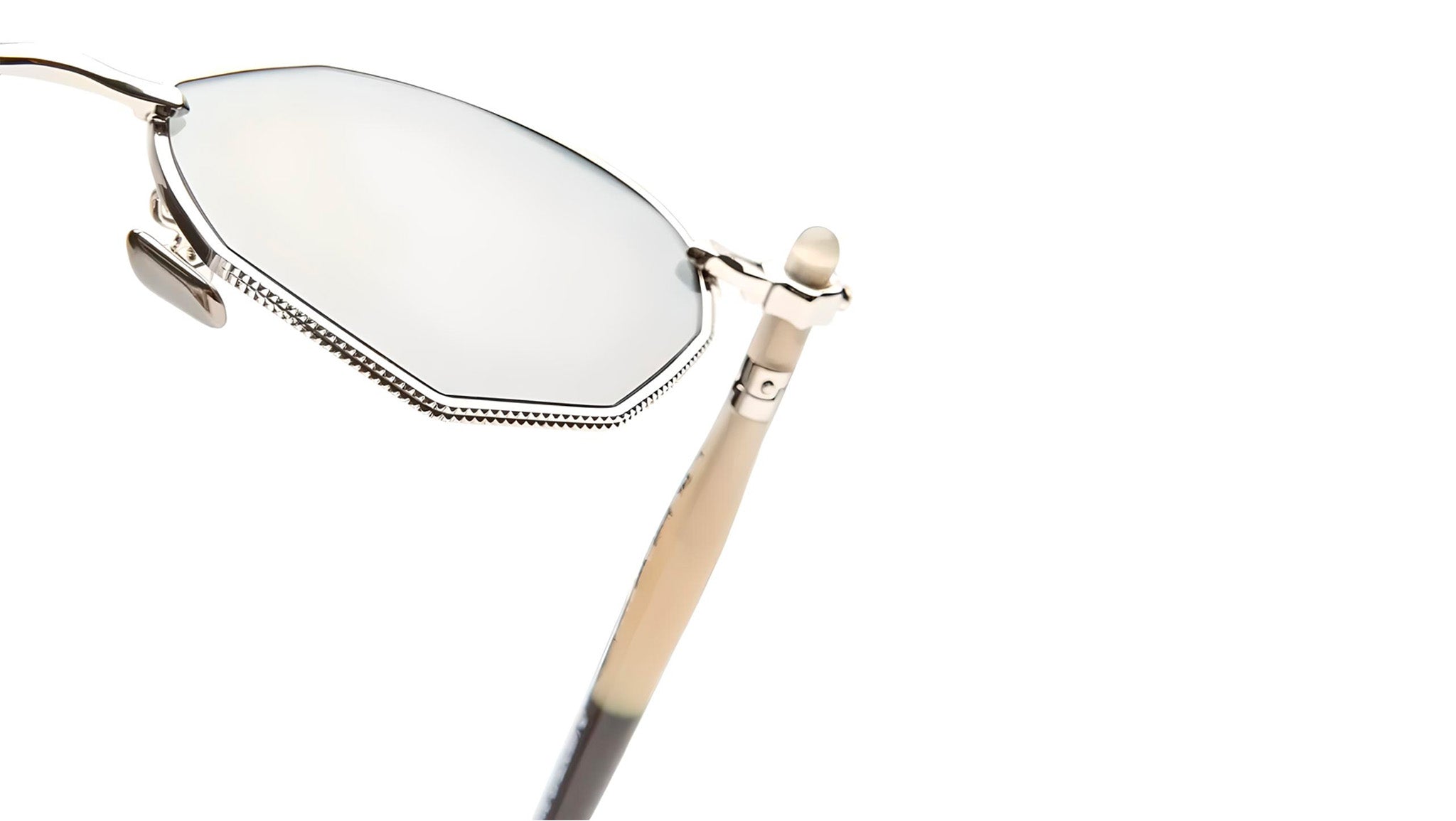 Occhiali da sole KUBORAUM P71 Silver artichoke black shine