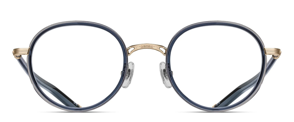 Occhiali da vista MATSUDA M3134 Brushed Gold - Dark Navy Crystal