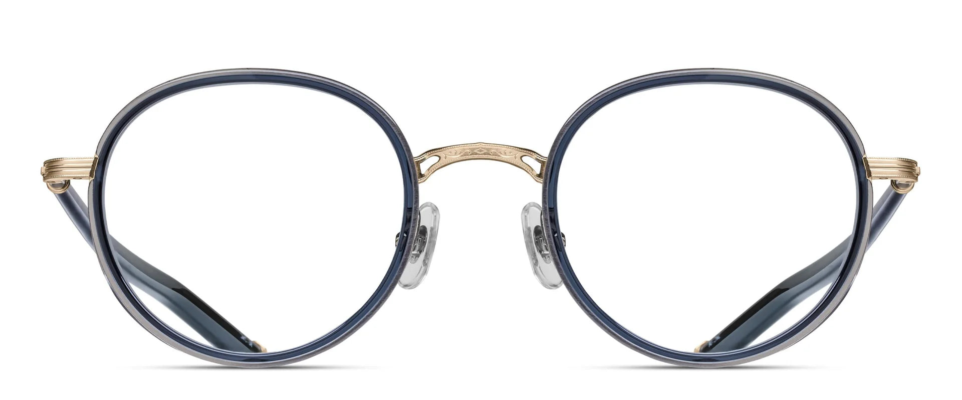 Occhiali da vista MATSUDA M3134 Brushed Gold - Dark Navy Crystal