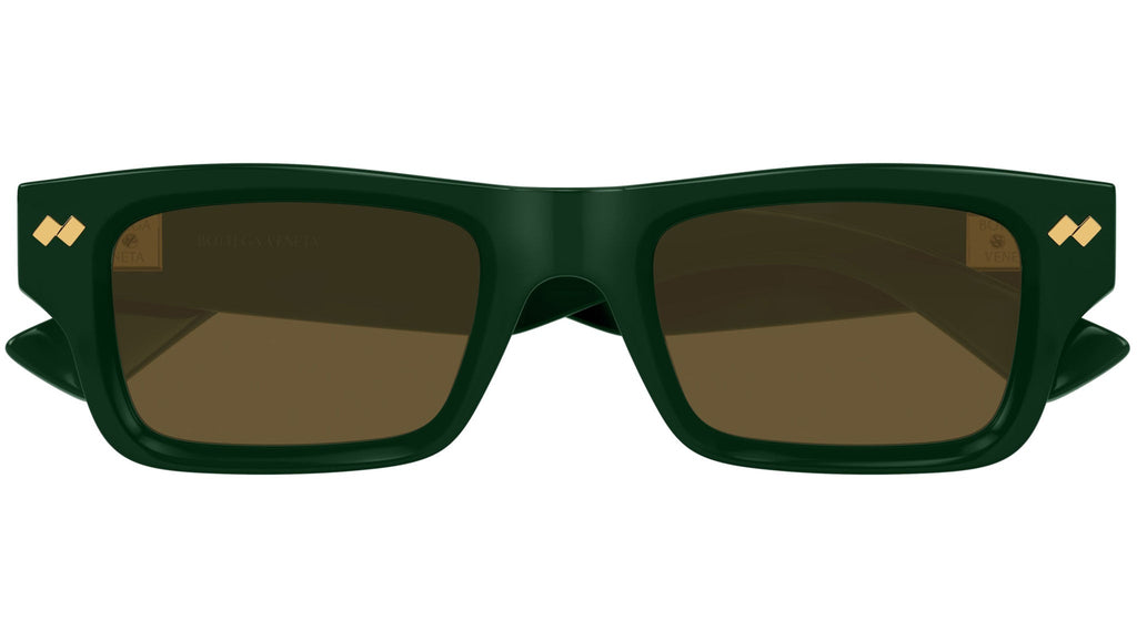 Occhiali da sole BOTTEGA VENETA BV1351S Shiny solid dark green
