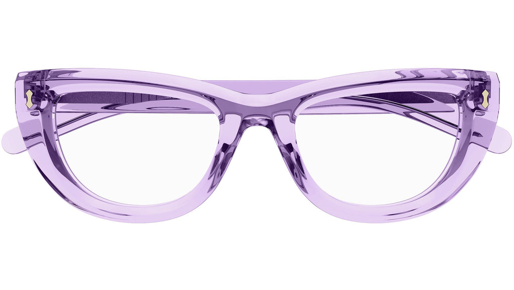 Occhiali da vista GUCCI GG1521O Shiny transparent light lilac