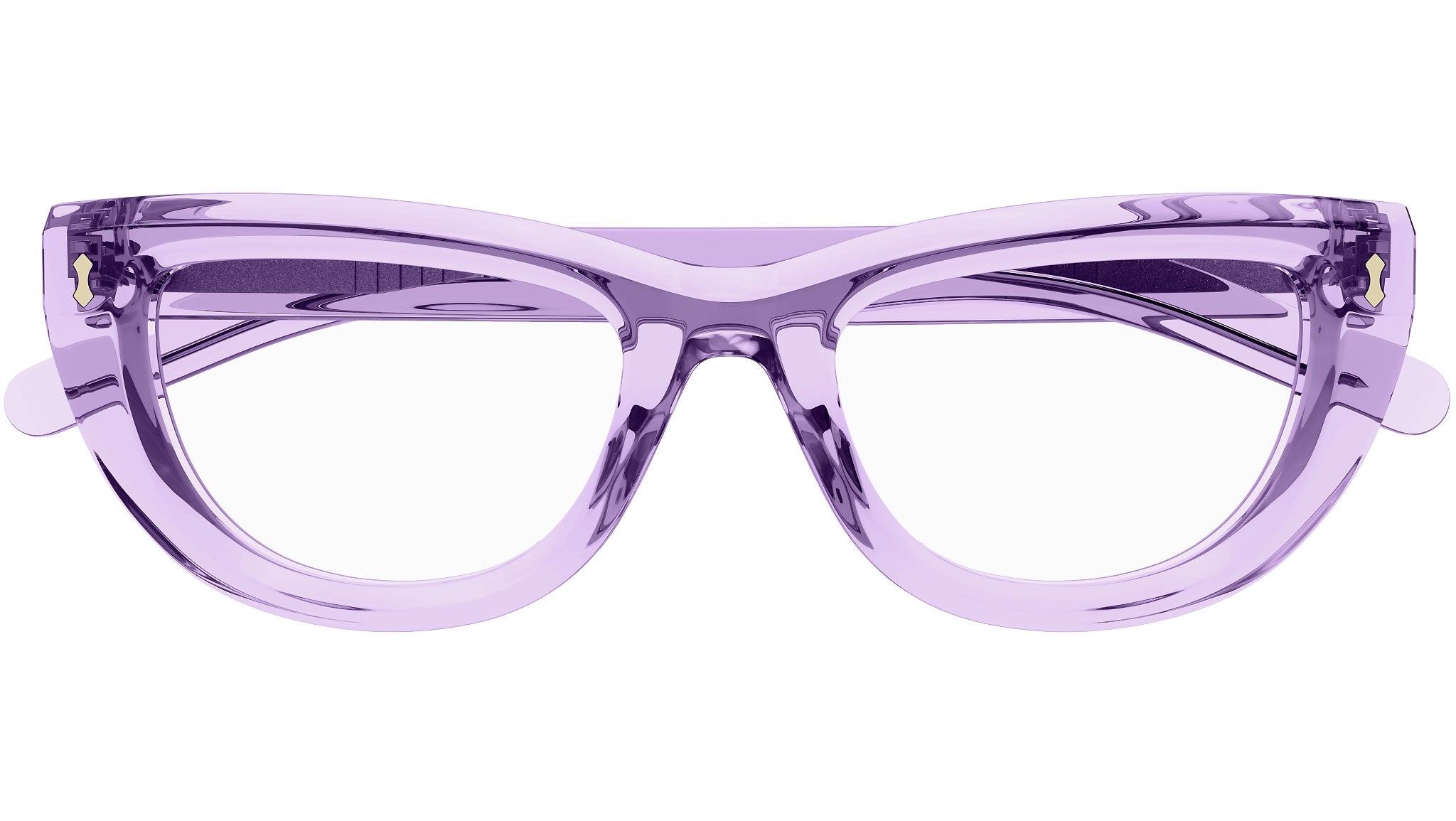 Occhiali da vista GUCCI GG1521O Shiny transparent light lilac