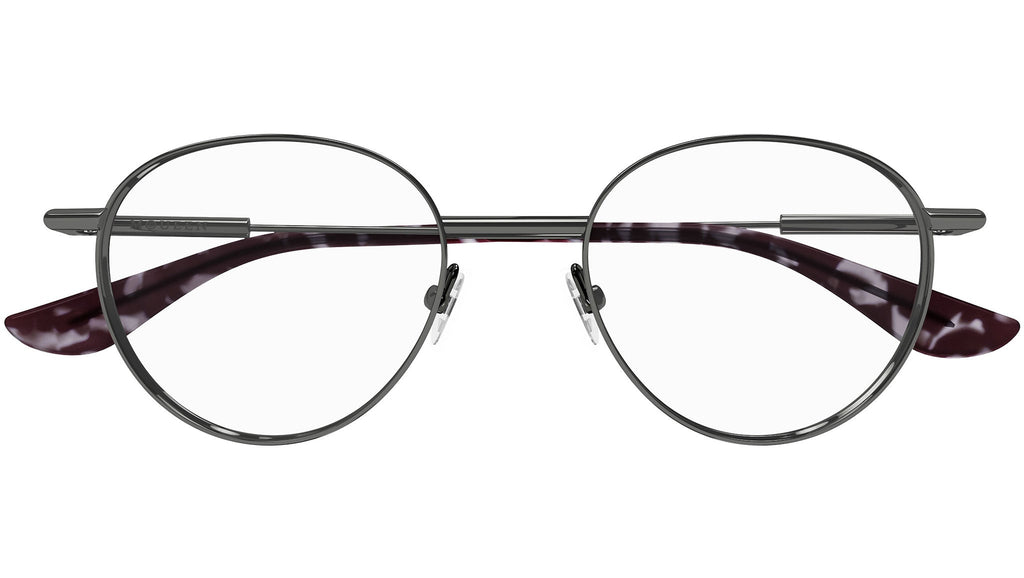 Occhiali da vista ALEXANDER MCQUEEN AM0502O Shiny dark ruthenium