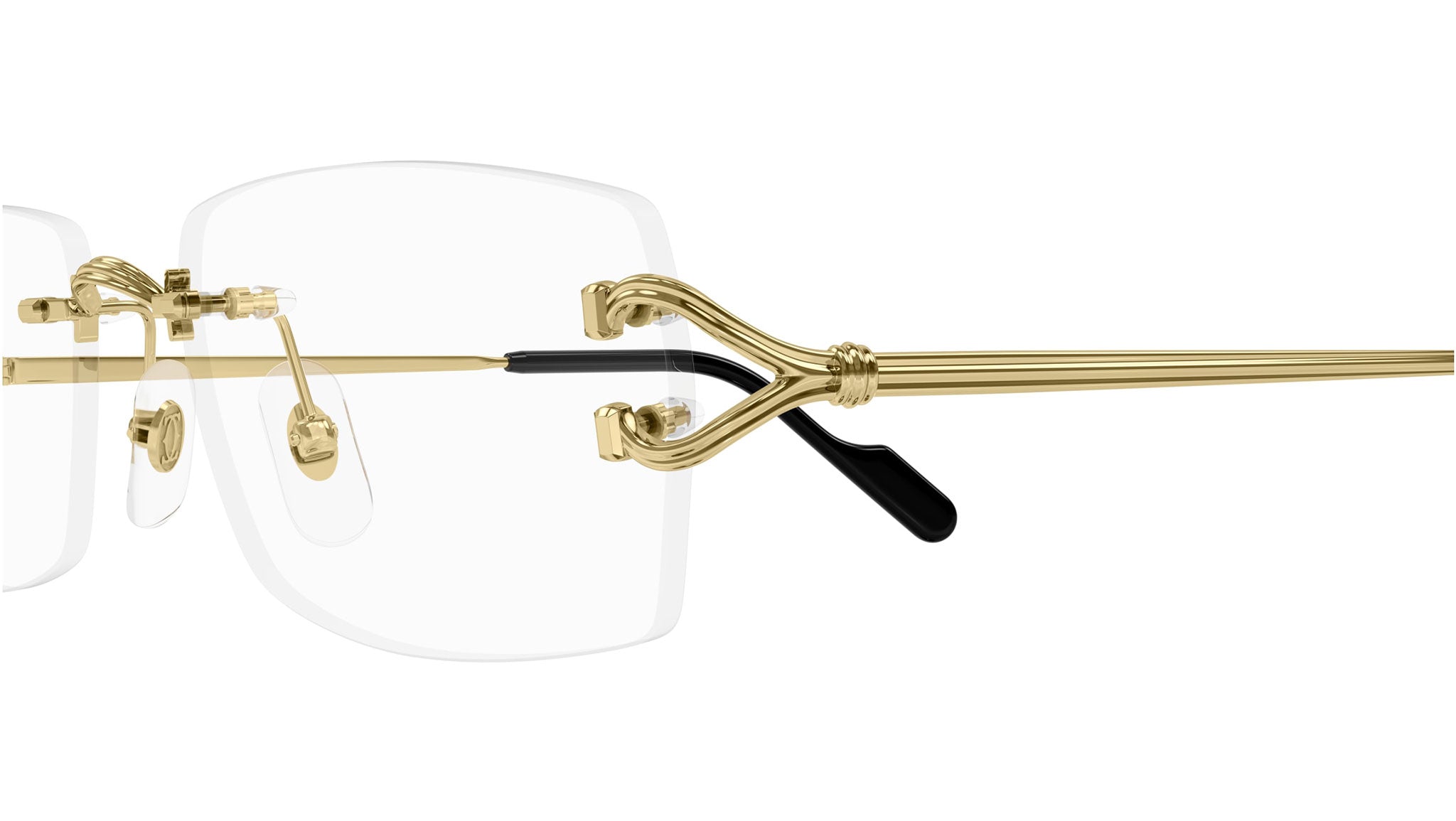 Occhiali da vista CARTIER CT0563O Smooth golden finish