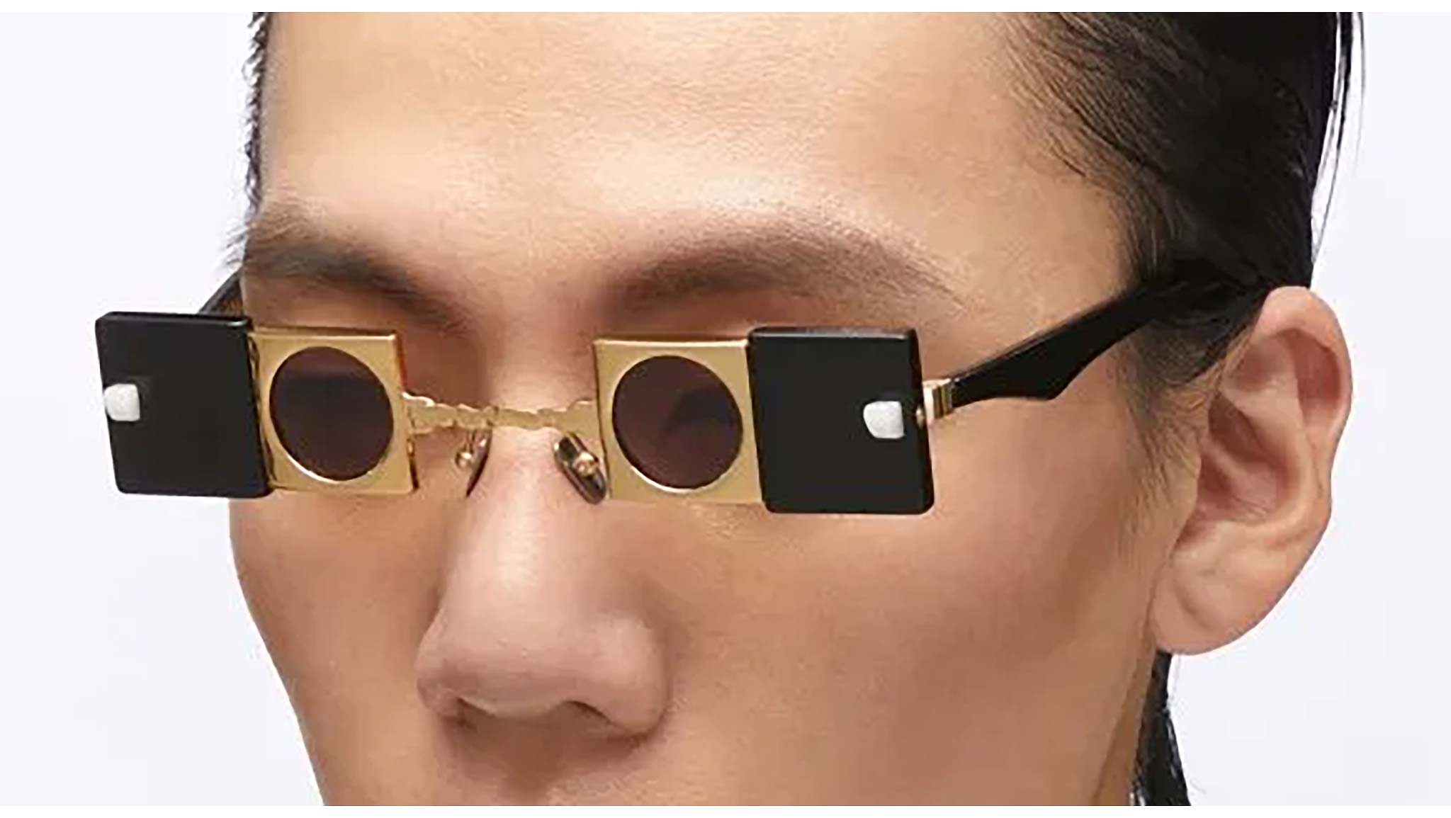 Occhiali da sole KUBORAUM Q50 Gold black shine
