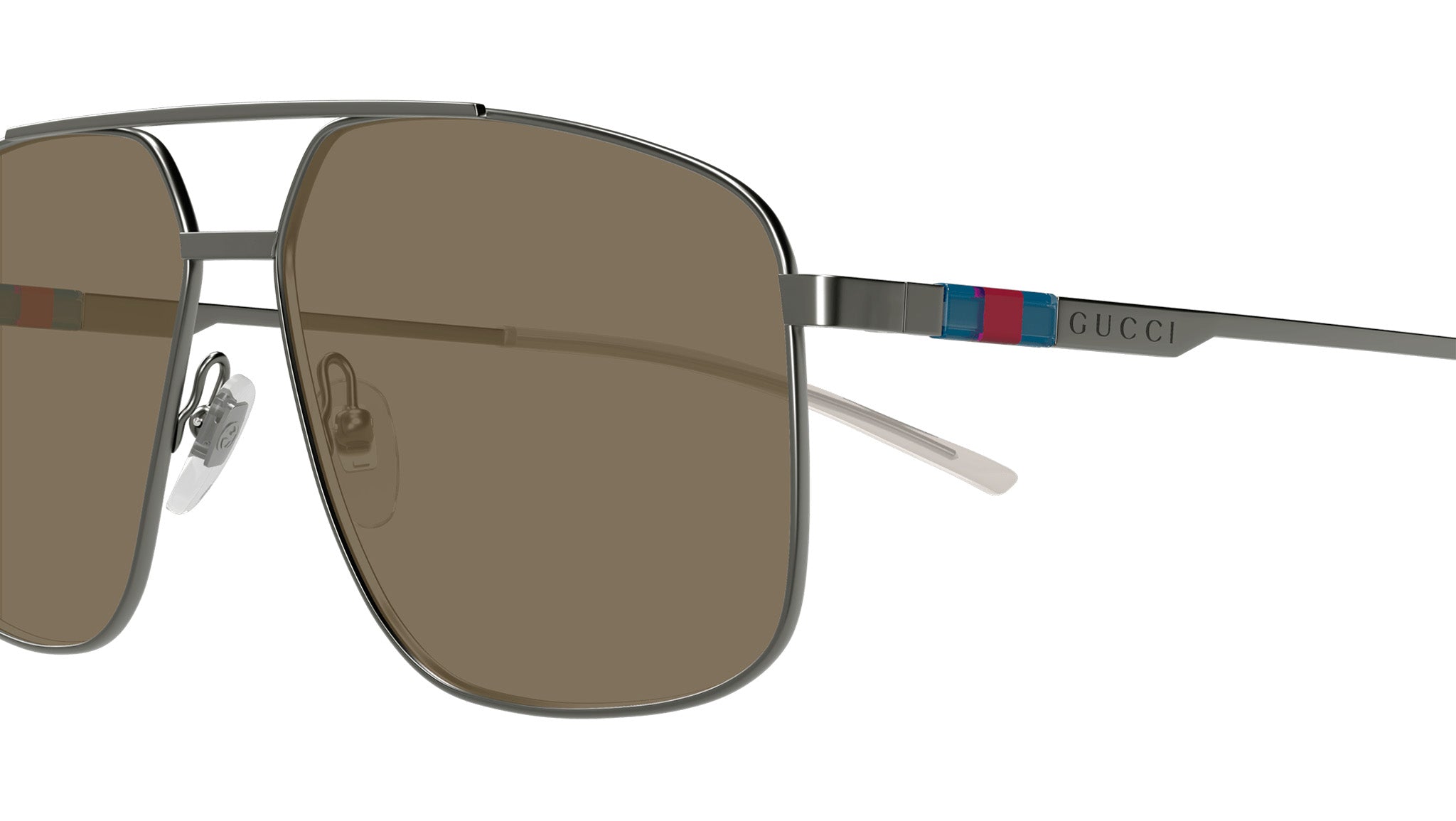 Occhiali da sole GUCCI GG1676S Shiny dark ruthenium