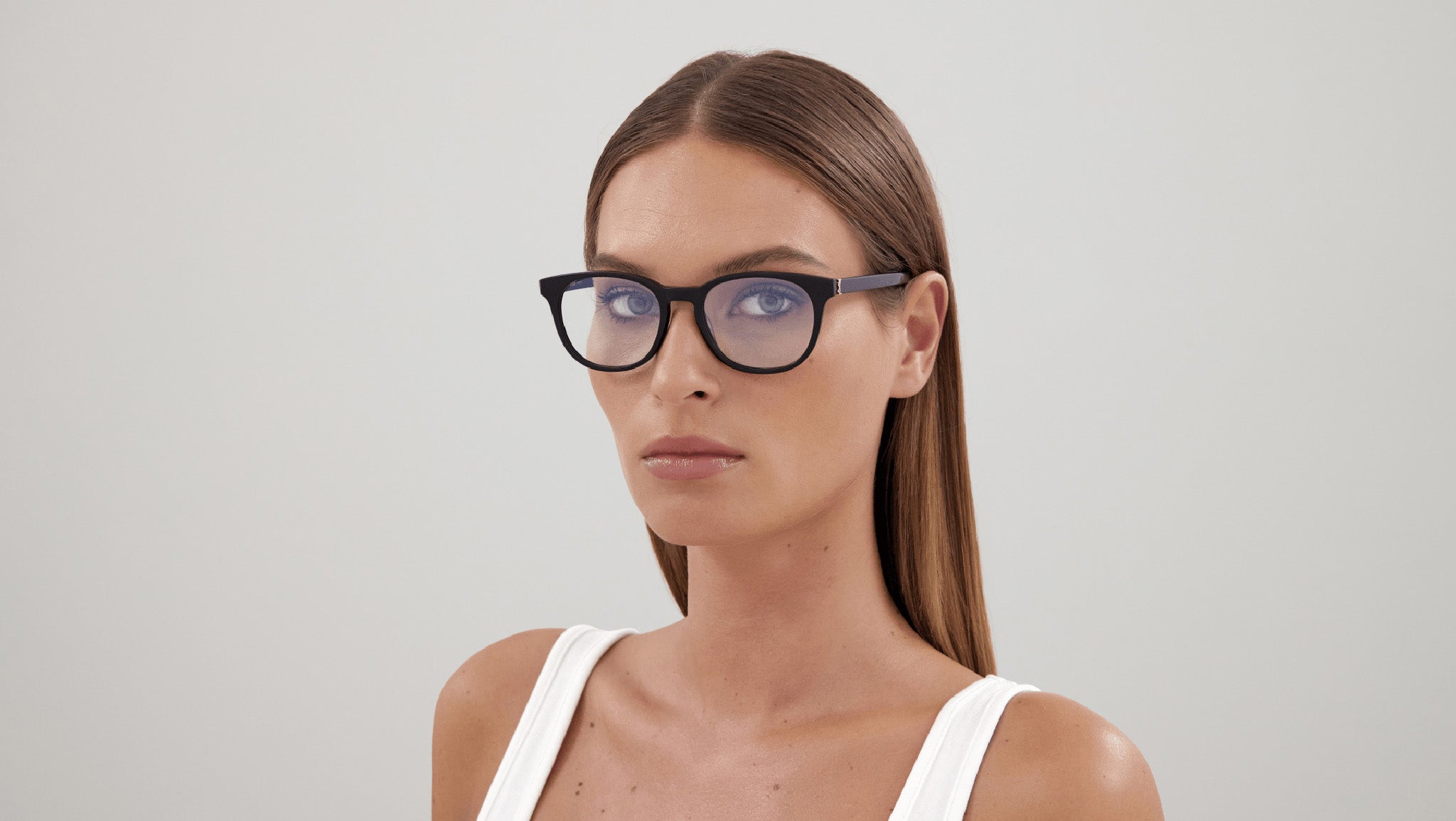 Occhiali da vista SAINT LAURENT SLM111 Shiny solid black