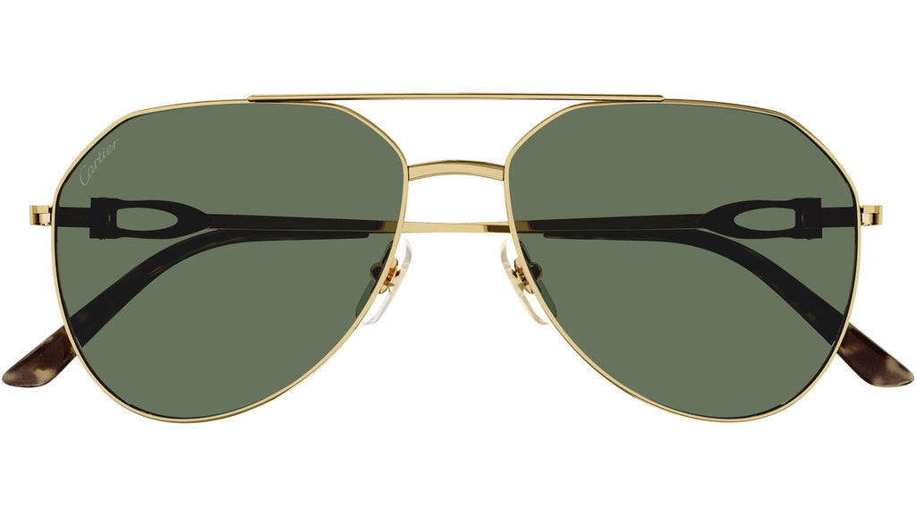 Occhiali da sole CARTIER CT0364S Smooth golden finish