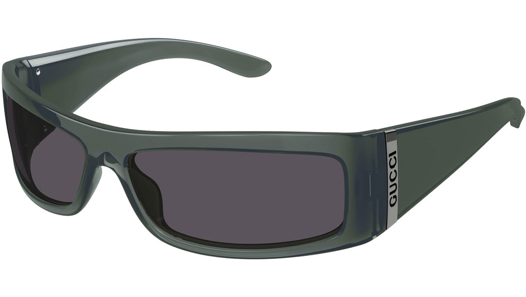 Occhiali da sole GUCCI GG1492S Shiny transparent olive green