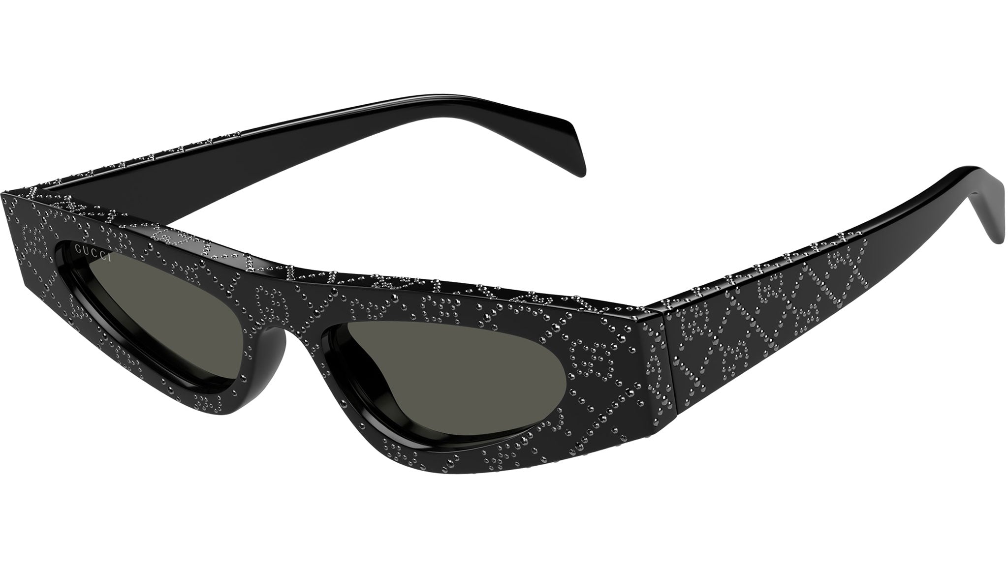 Occhiali da sole GUCCI GG1779S Shiny black with jet hematite strass all over and shiny black color