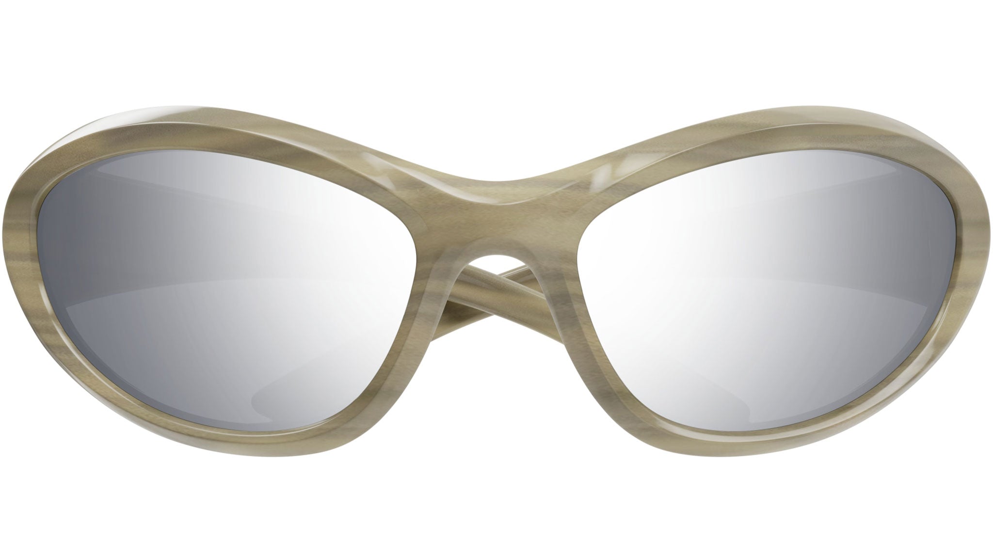 Occhiali da sole BALENCIAGA BB0384S Shiny varnished solid ivory horn