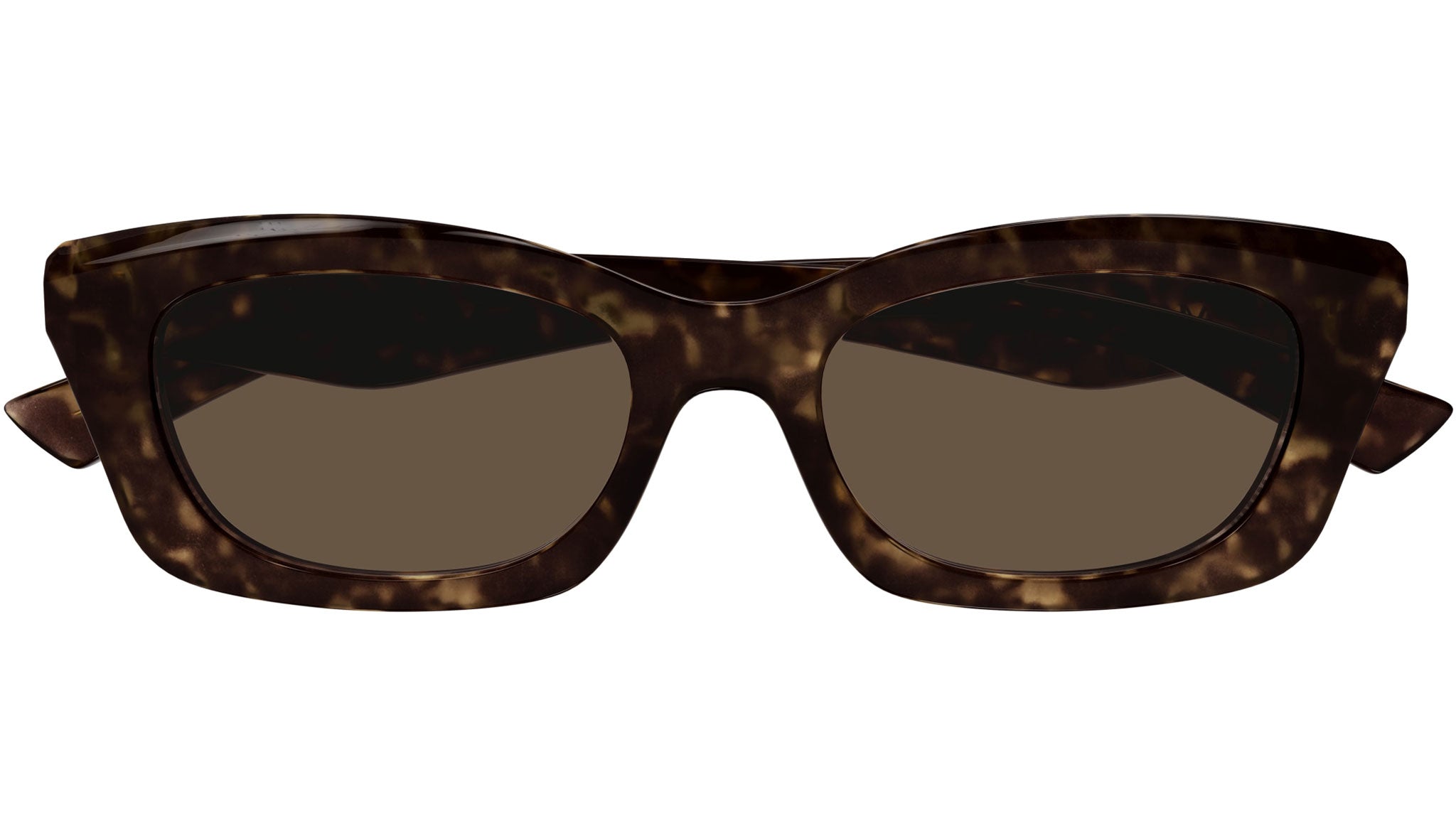 Occhiali da sole ALEXANDER MCQUEEN AM0474S Shiny dark havana