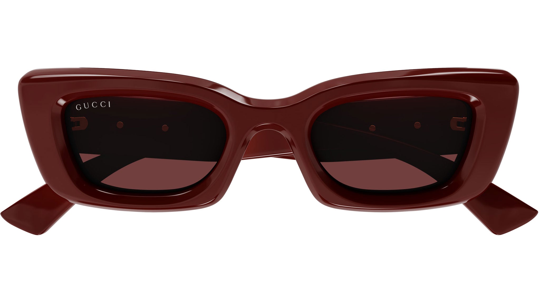 Occhiali da sole GUCCI GG1827S Shiny solid burgundy