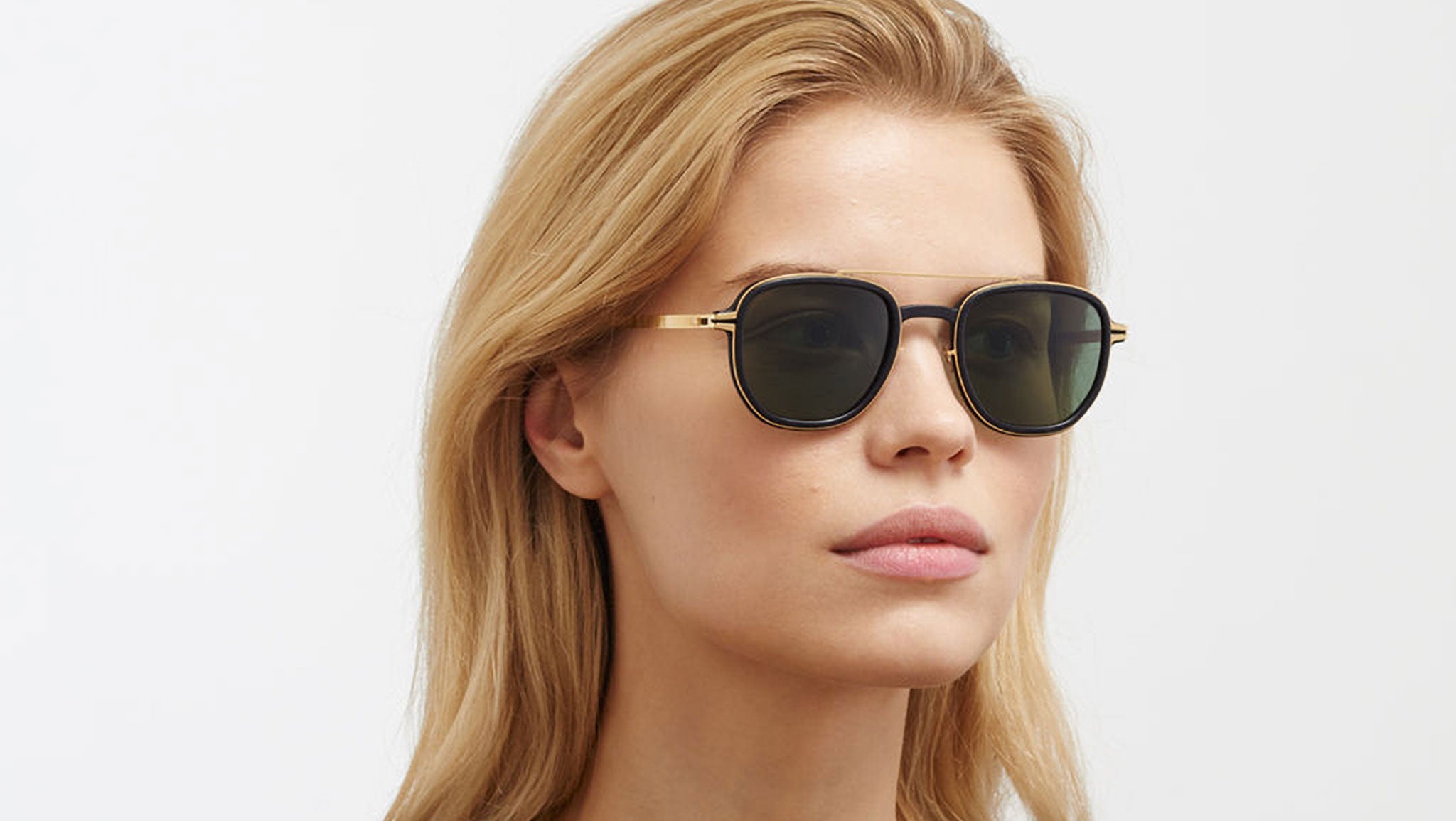 Occhiali MYKITA ALDER Pitch black glossy gold