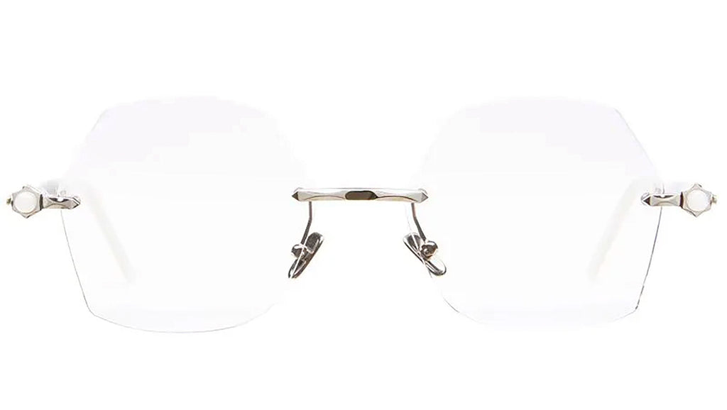 Occhiali da vista KUBORAUM P59 Silver black shine cream