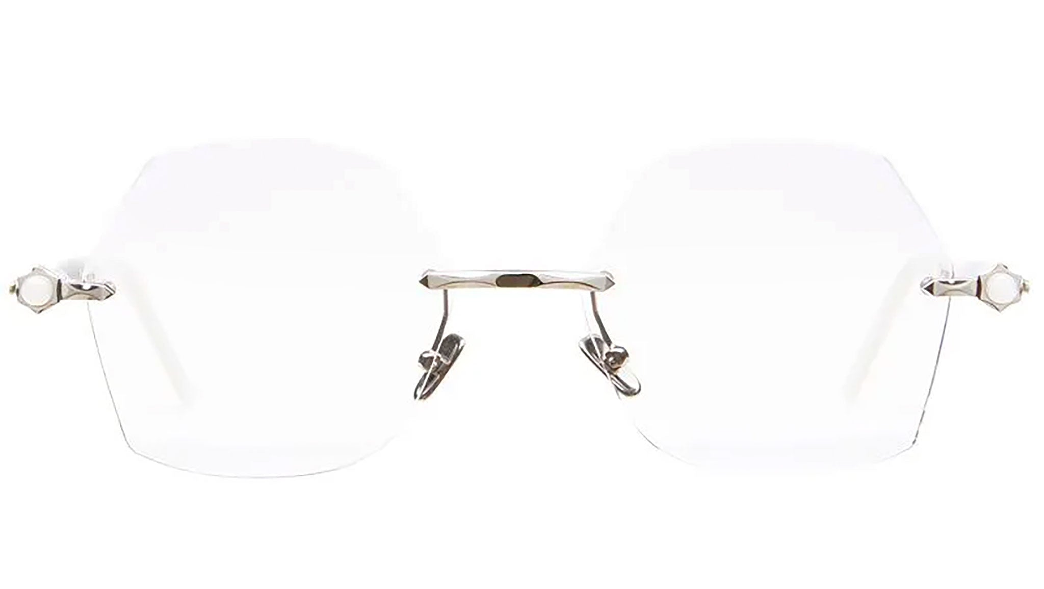 Occhiali da vista KUBORAUM P59 Silver black shine cream