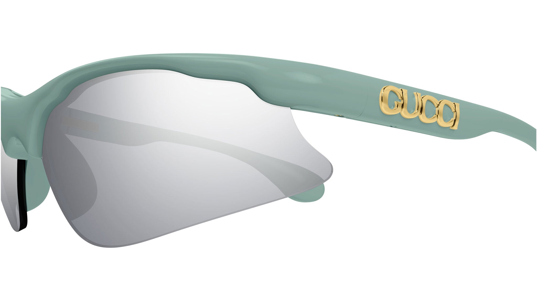 Occhiali da sole GUCCI GG1774S Shiny solid mineral green