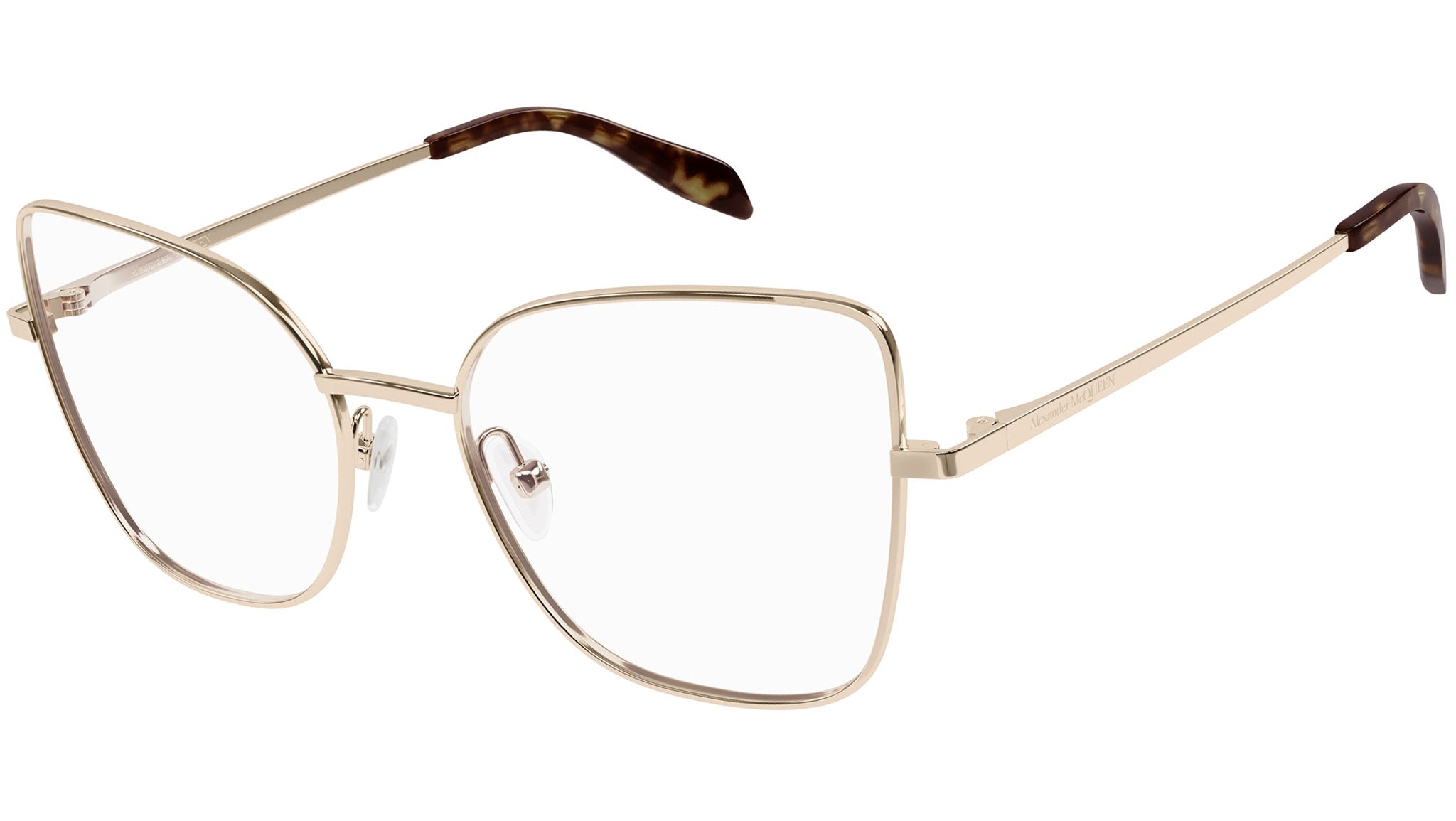Occhiali da vista ALEXANDER MCQUEEN AM0416O Shiny rose gold