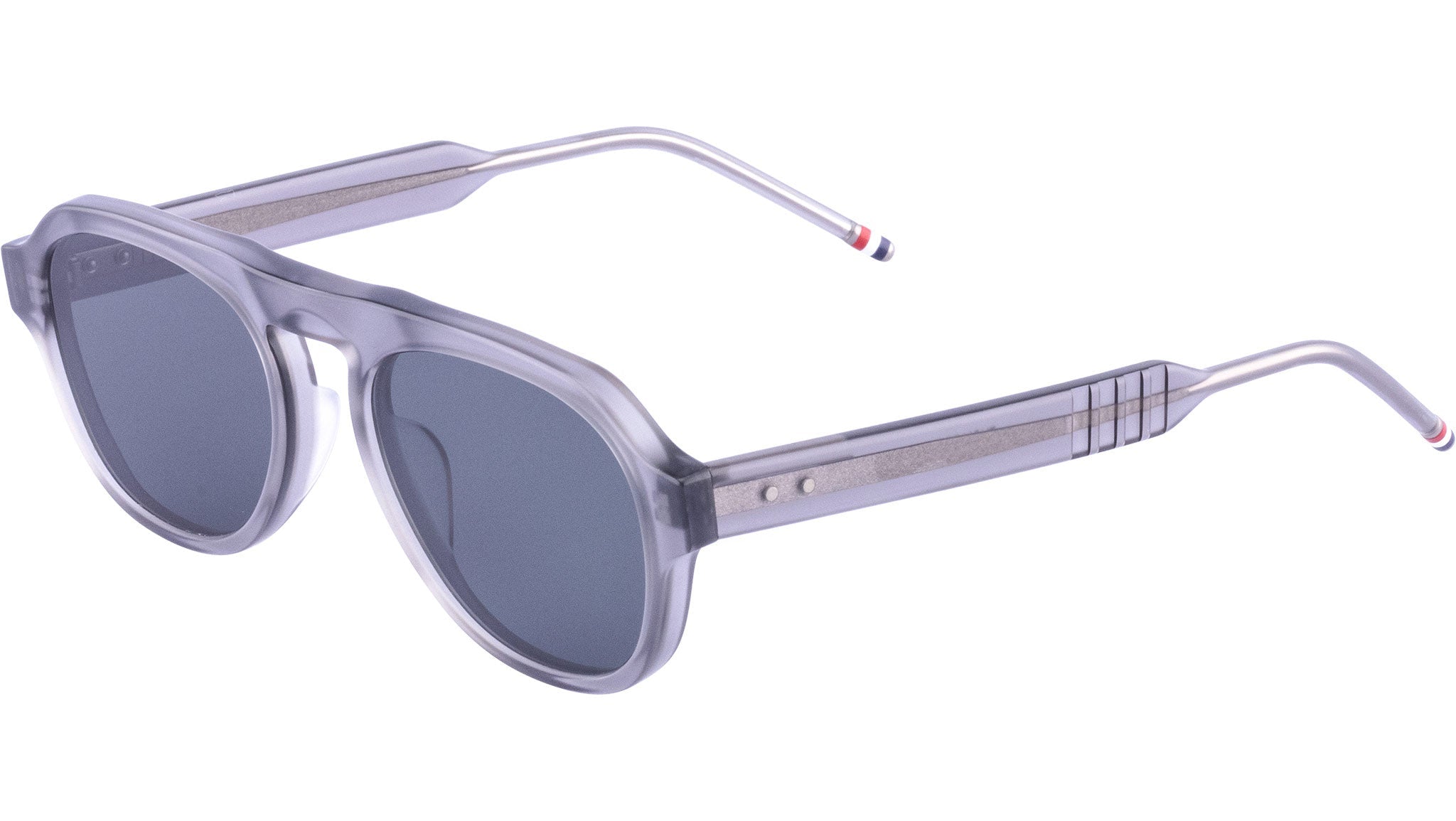 Occhiali da sole THOM BROWNE UES416A Satin crystal grey