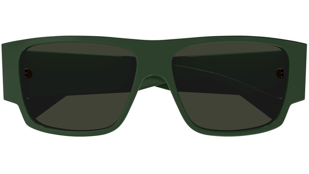 Occhiali da sole BOTTEGA VENETA BV1286S Shiny solid dark green