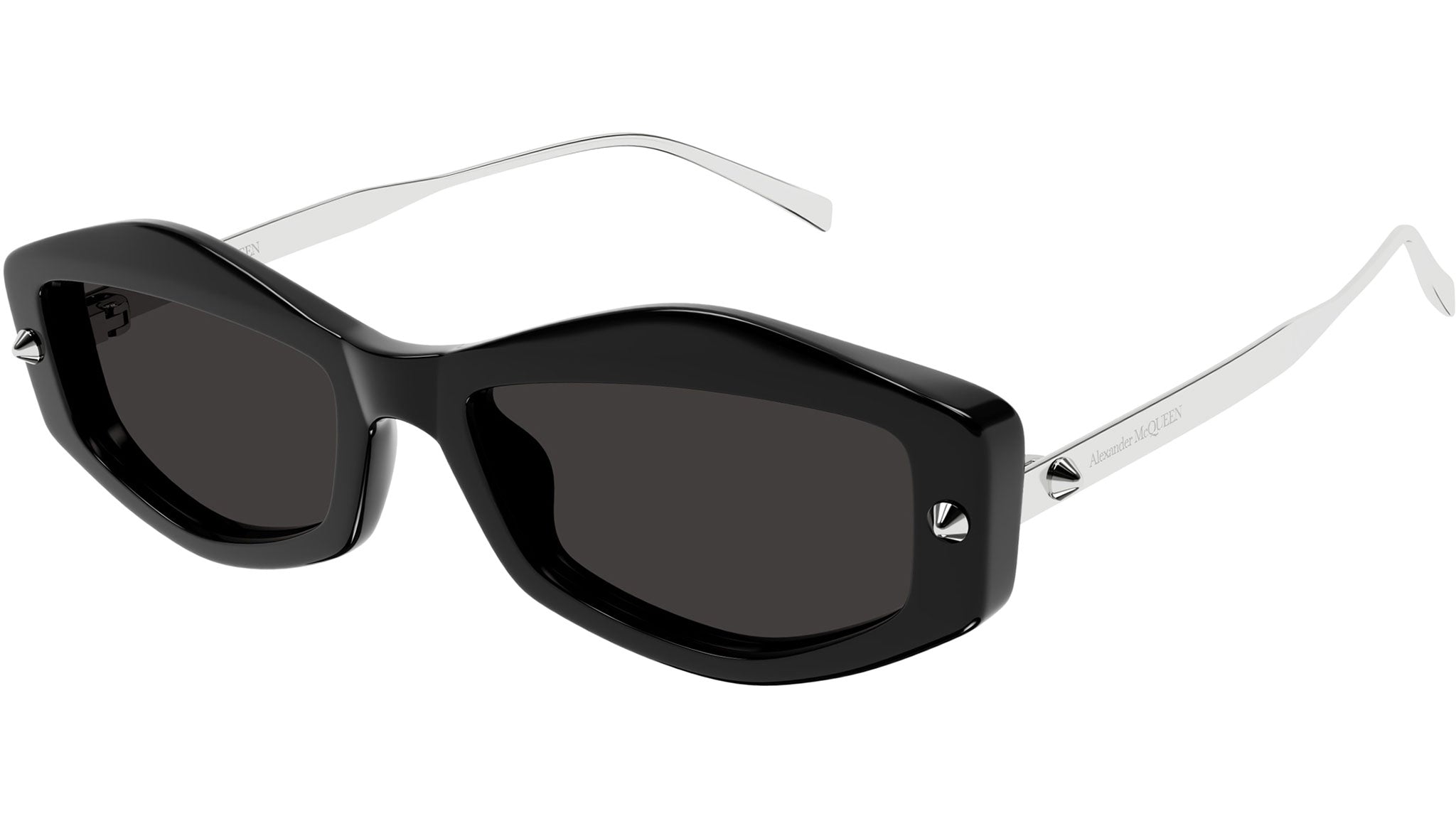 Occhiali da sole ALEXANDER MCQUEEN AM0482S Shiny solid black