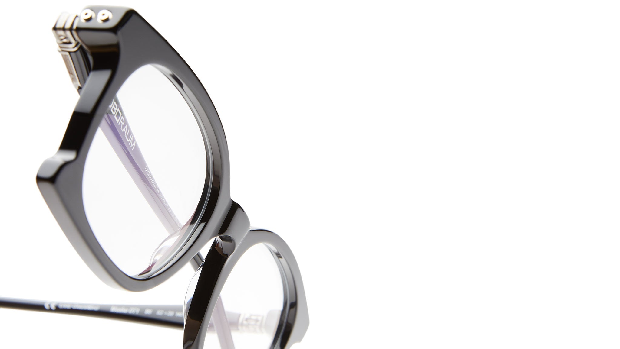 Occhiali da vista KUBORAUM D71 Black shine antique silver