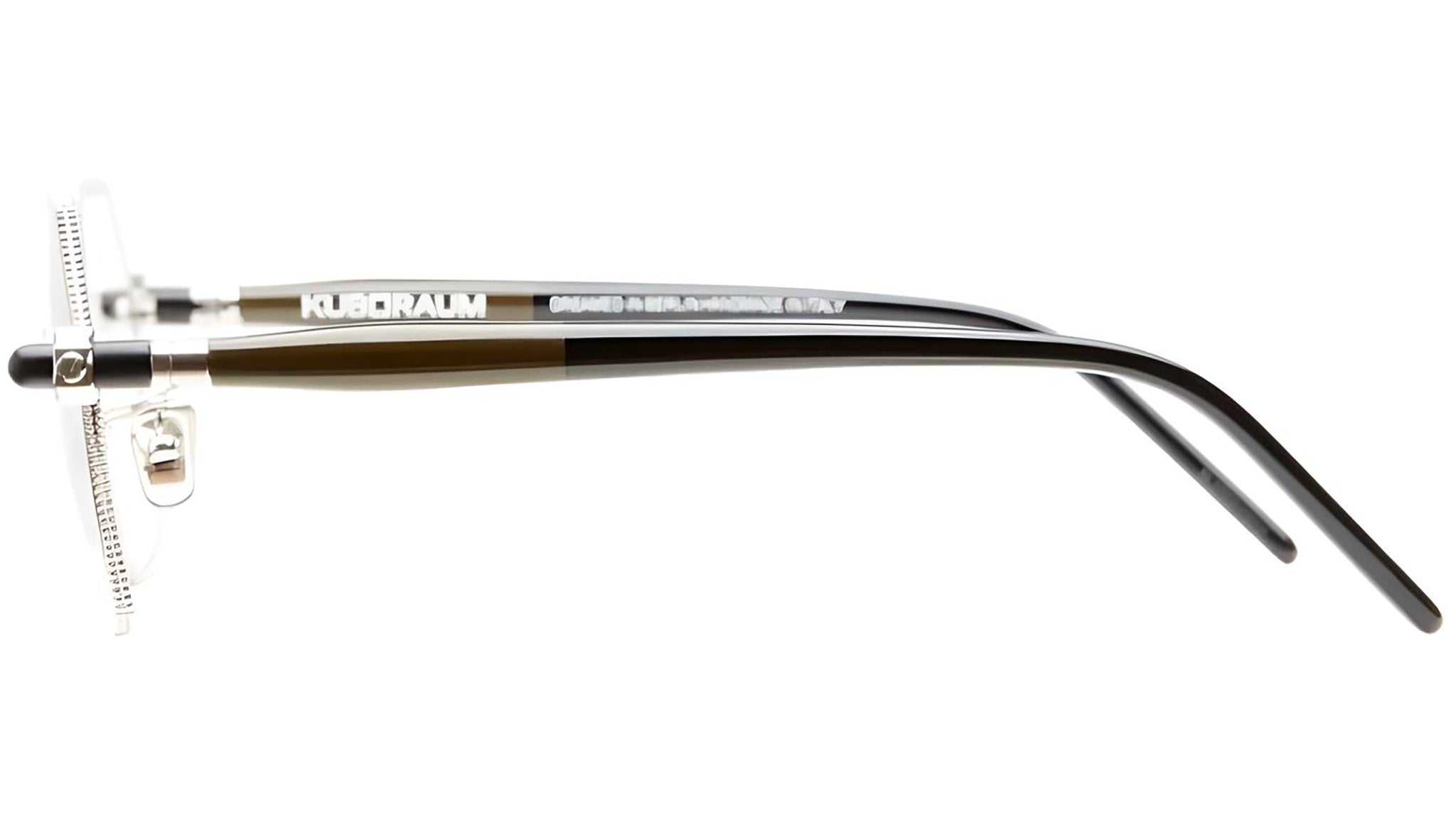 Occhiali da vista KUBORAUM P70 Silver military green black shine