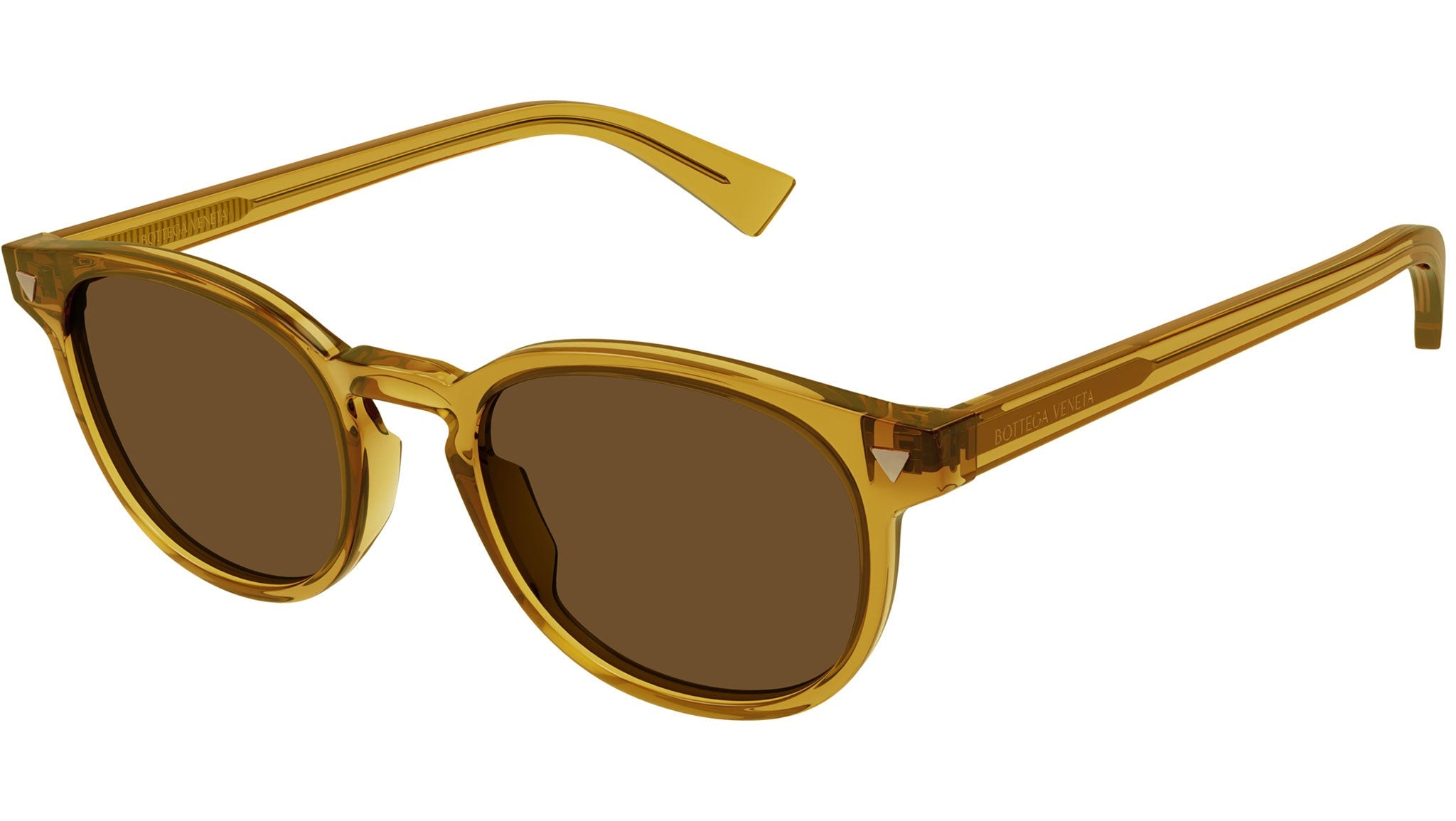Occhiali da sole BOTTEGA VENETA BV1253S Shiny transparent golden syrup