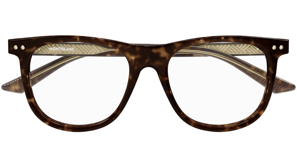 Occhiali da vista MONTBLANC MB0323O Shiny dark havana
