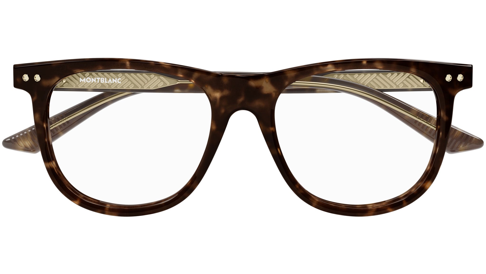 Occhiali da vista MONTBLANC MB0323O Shiny dark havana