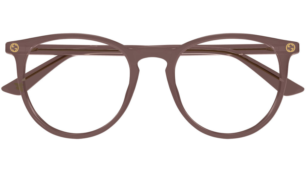 Occhiali da vista GUCCI GG0027O Shiny transparent taupe brown