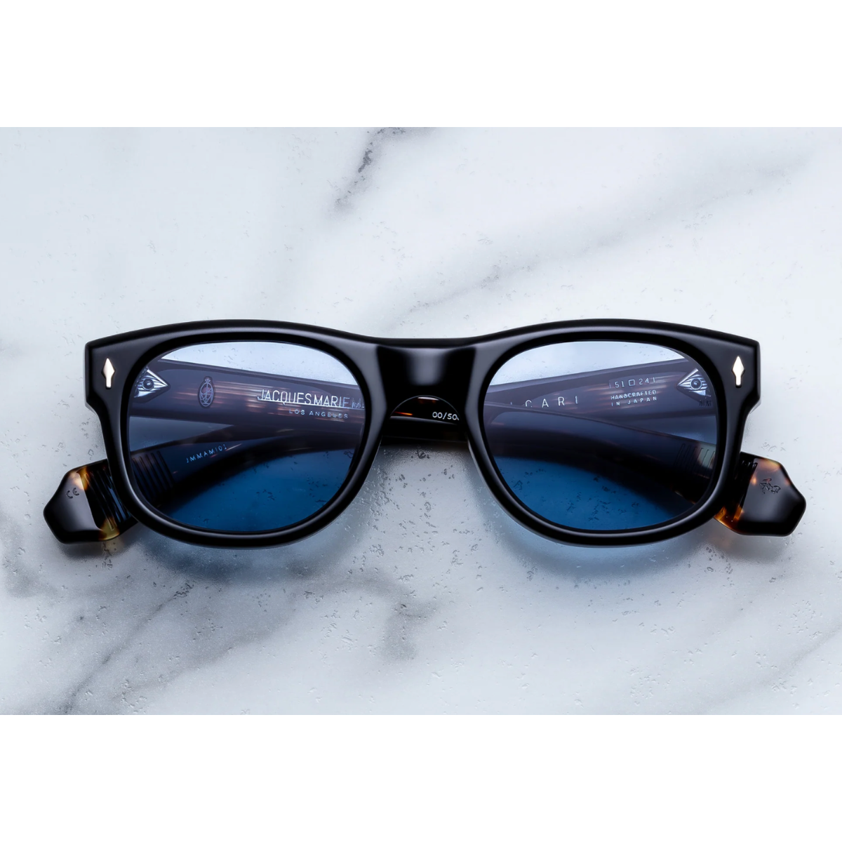 Jacques Marie Mage Occhiali da Sole Amilcar Noir Marrone/Blu Unisex