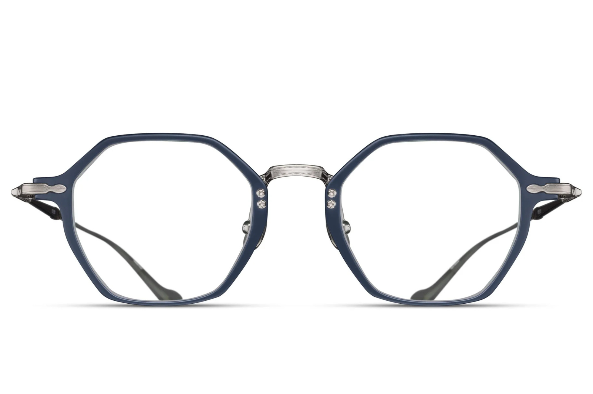 Occhiali da vista MATSUDA M3133 Antique Silver - Matte Navy