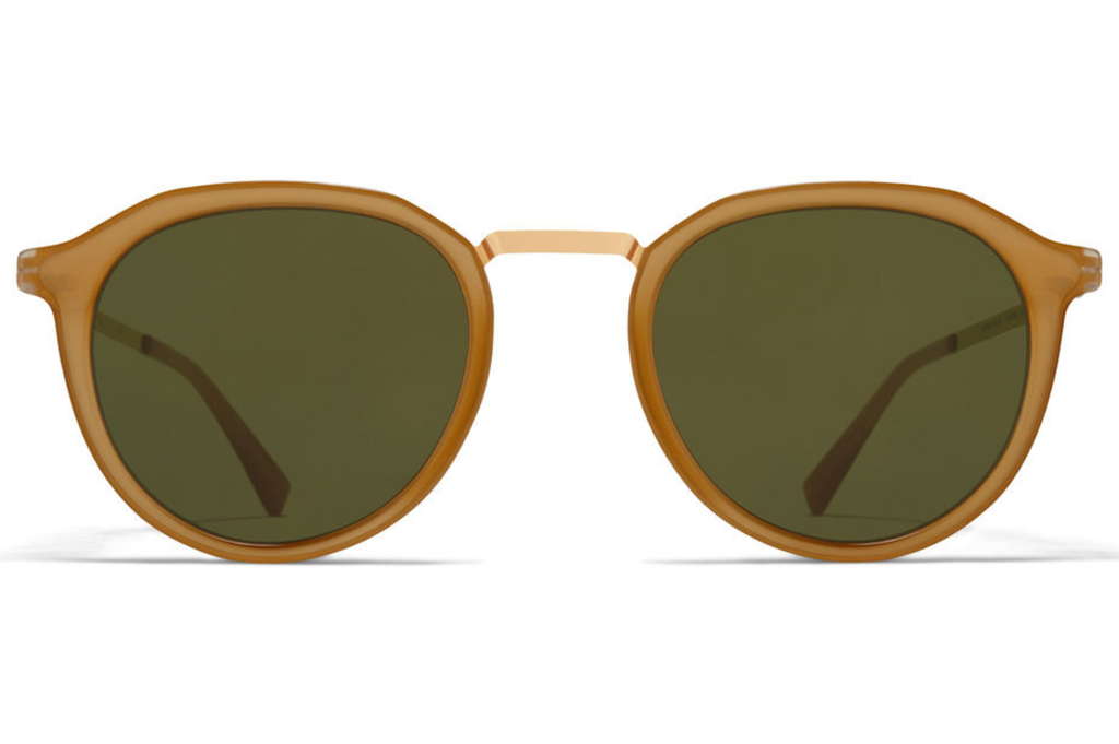 Occhiali da sole MYKITA PAULSON A56 Glossy Gold Brown Dark Bro