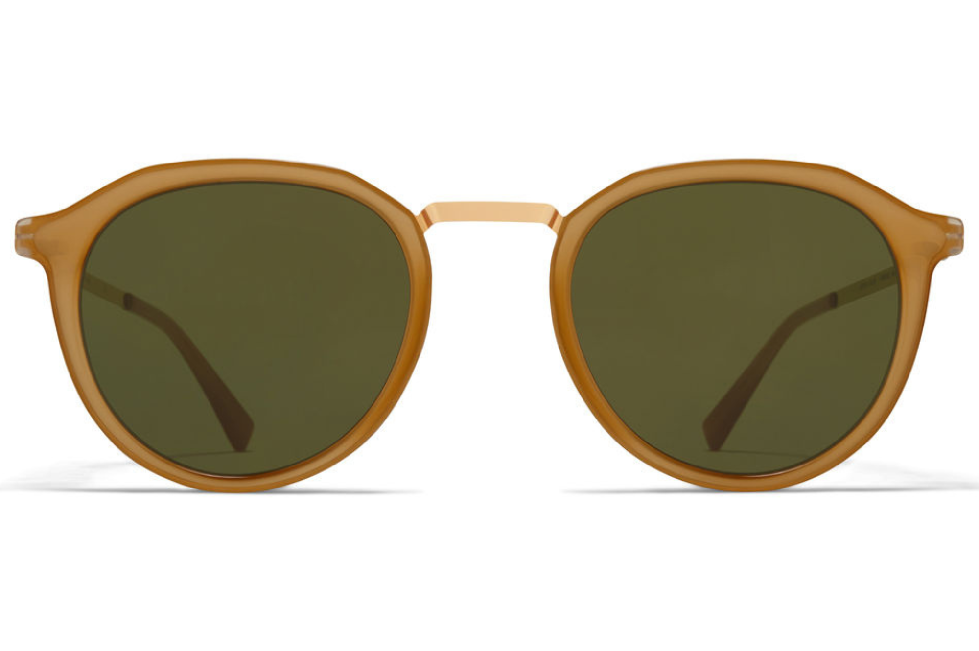 Occhiali da sole MYKITA PAULSON A56 Glossy Gold Brown Dark Bro