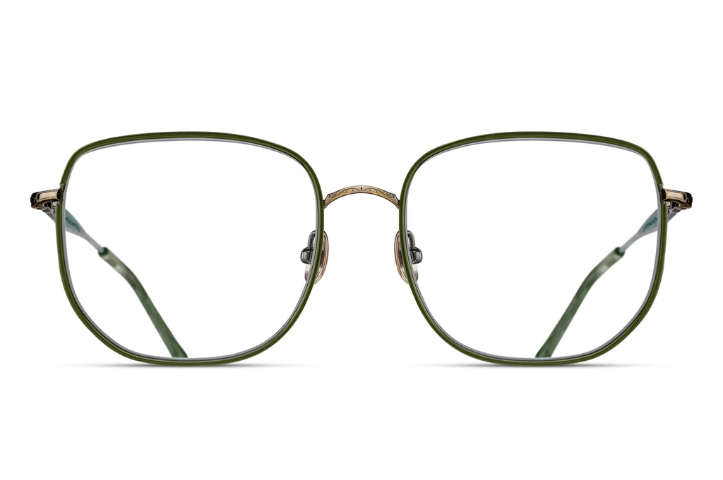 Occhiali da vista MATSUDA M3158 Antique Gold Bottle Green