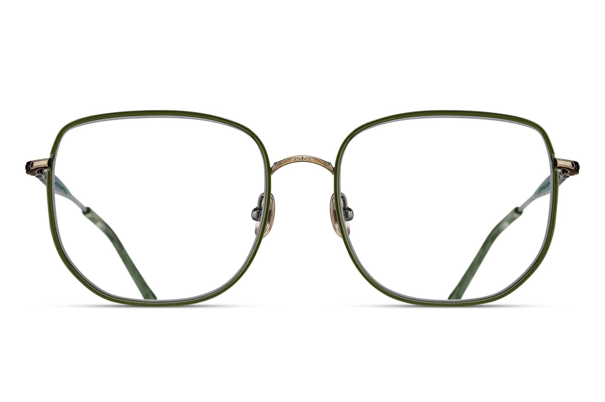 Occhiali da vista MATSUDA M3158 Antique Gold Bottle Green