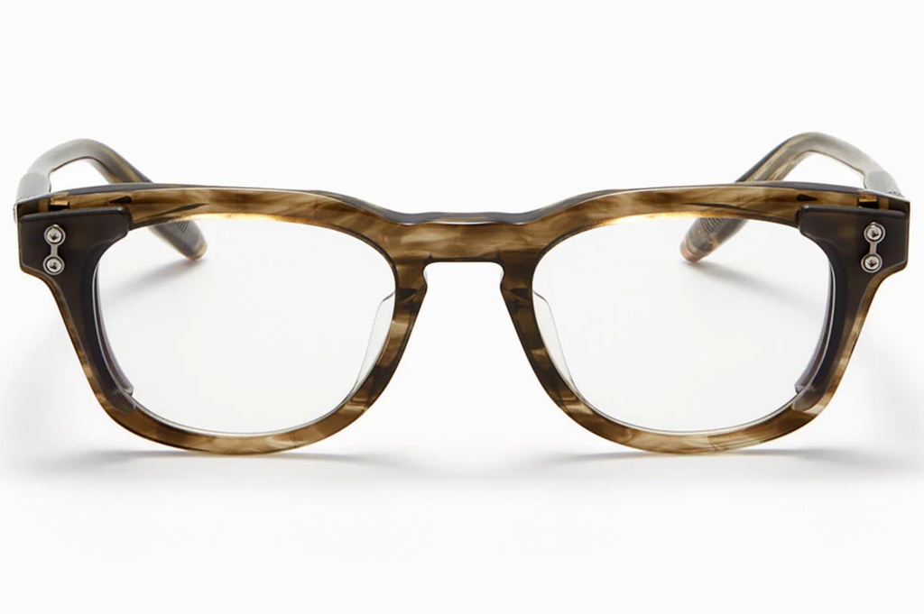 Occhiali da vista AKONI ORION MOLDED Green Tortoise Swirl