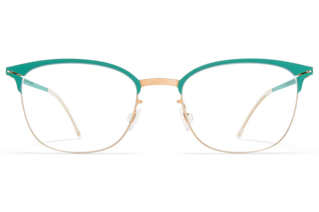 Occhiali da vista MYKITA HOLLIS Champagne Gold Jade Green