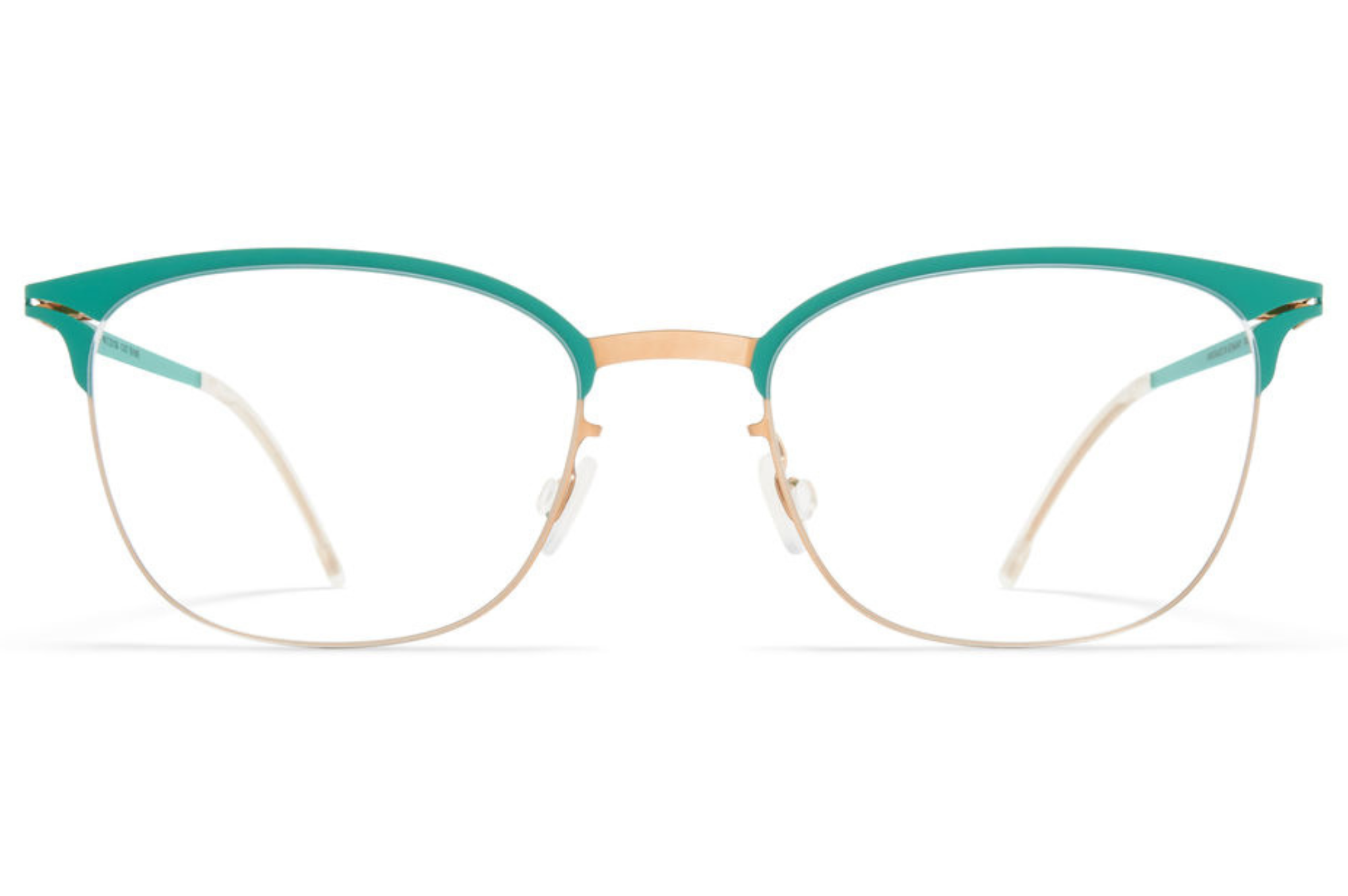Occhiali da vista MYKITA HOLLIS Champagne Gold Jade Green