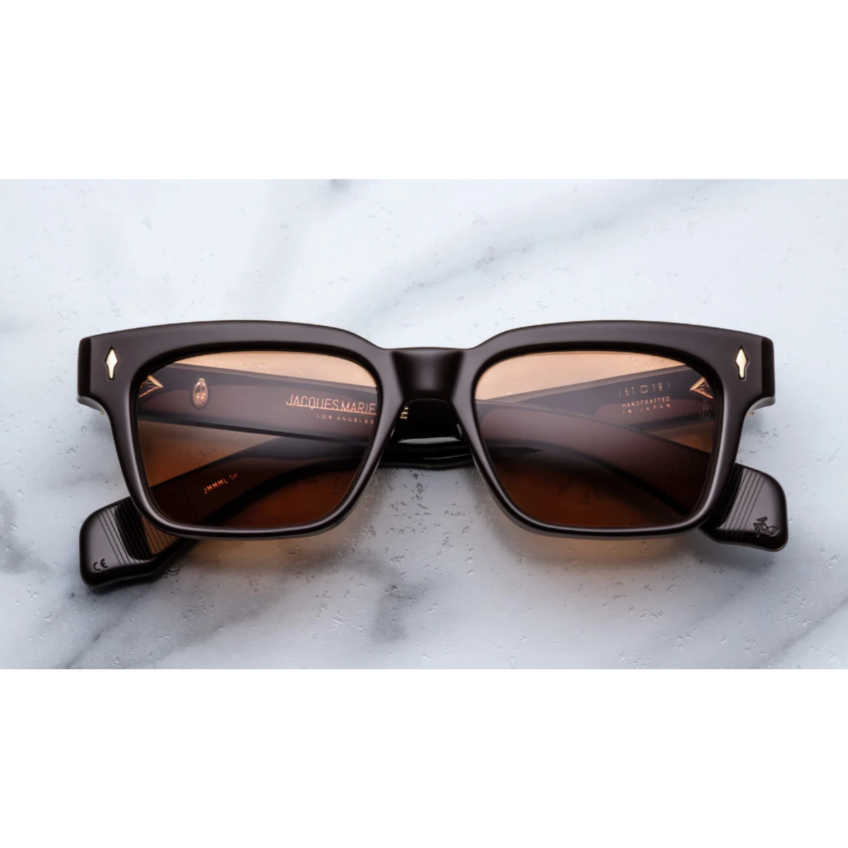 Jacques Marie Mage Occhiali da Sole Molino Walnut Marrone/Marrone Unisex