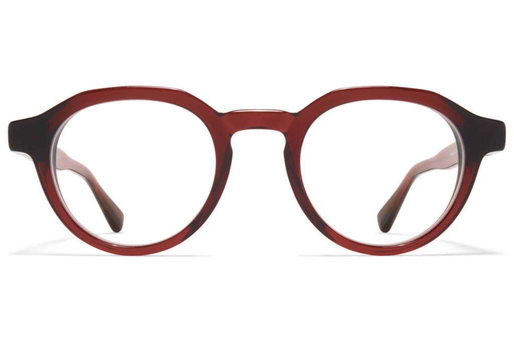 Occhiali da vista MYKITA NIAM C171 Pine Honey Shiny Silver