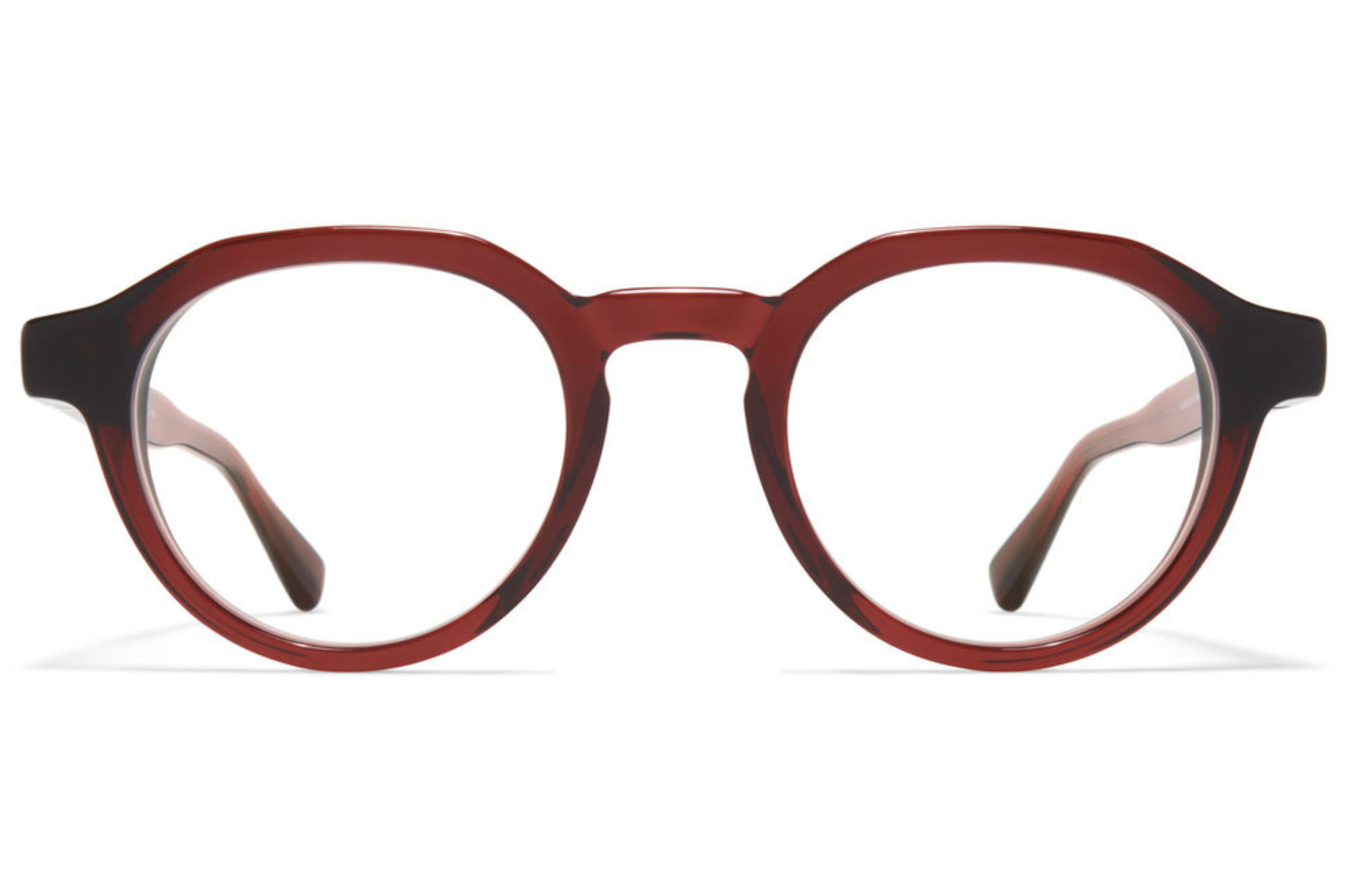 Occhiali da vista MYKITA NIAM C171 Pine Honey Shiny Silver